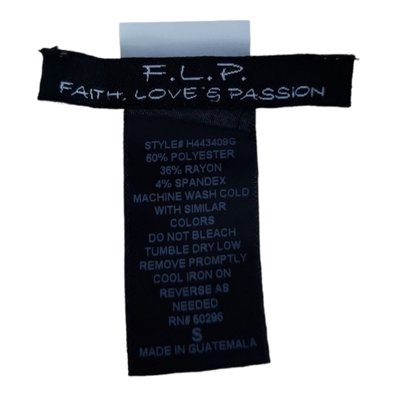 FAITH LOVE PASSION FLP Size Small Tan Vtg Look Wrap Dress Cloth Cover Buttons - Picture 4 of 15